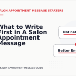 What to Write First in A Salon Appointment Message