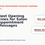 Best Opening Lines for Salon Appointment Messages