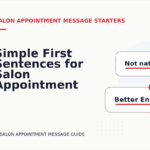Simple First Sentences for Salon Appointment Messages