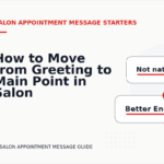 How to Move from Greeting to Main Point in Salon Appointment Message English