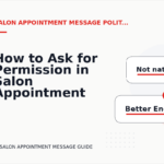 How to Ask for Permission in Salon Appointment Message English