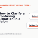 How to Clarify a Confusing Situation in a Salon Appointment Message