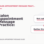 Salon Appointment Message Practice: Problem and Solution Replies